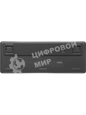 Клавиатура Logitech K868 гибридная, USB Type-A, Bluetooth, радиоканал, чёрный