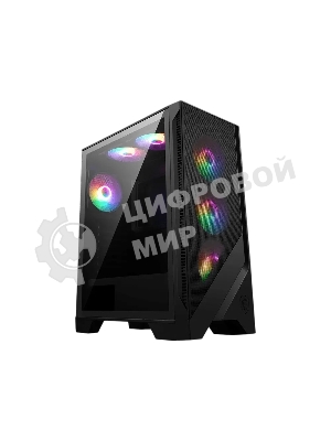 Компьютерный корпус MSI MAG FORGE 120A Mid-Tower, ATX, 2xUSB 3.2, Audio I/O, 6x120мм autoRGb Fan PWM RGb PWM Control Board, Tempered Glass Window