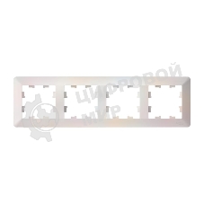 Рамка 4-м AtlasDesign Air жемчуж./дым. бел. SE ATN220404
