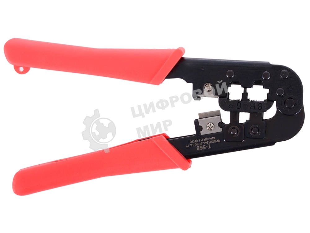 Инструмент Cablexpert T-568, обжимной универс. для вит.пары и тел.линии 