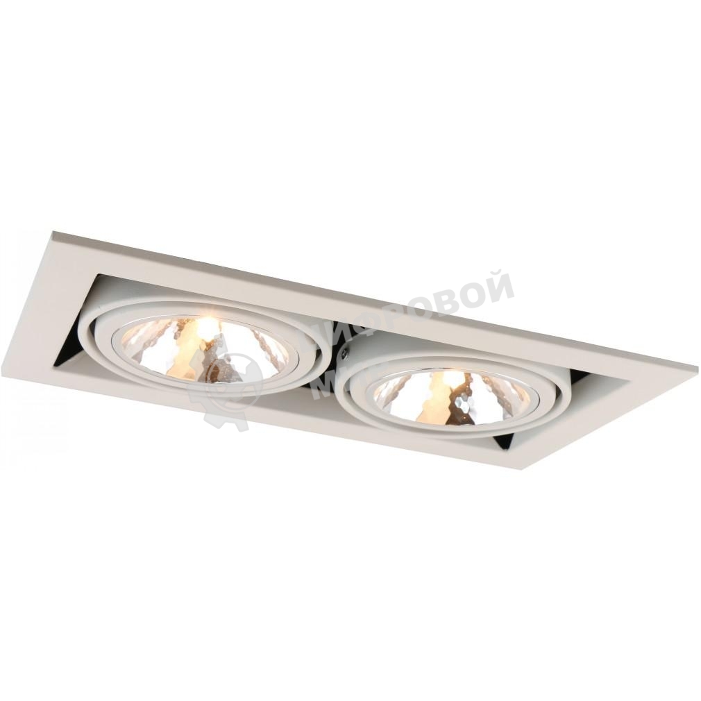 Светильник потолочный ARTE LAMP A5949PL-2WH белый металл краш. 2хg9 2х40Вт l35хw20хh8