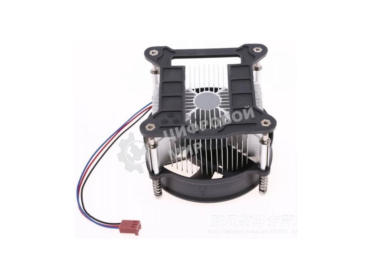 Кулер для процессора DEEPCOOL CK-11508 PWM черный, 92 мм, алюминий, 2200 об/мин, 30.1 дБ, 4 pin, 65 Вт, 70 мм