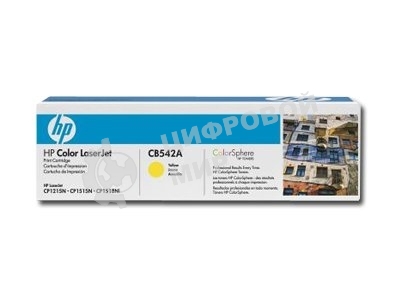 Картридж лазерный HP CB542A желтый LJ P1215/1515 (1400 стр.)