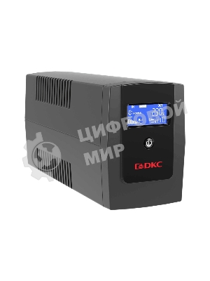 Источник бесперебойного питания ИБП Info LCD 800В.А IEC C13 (3) USB + RJ45 DKC INFOLCD800I
