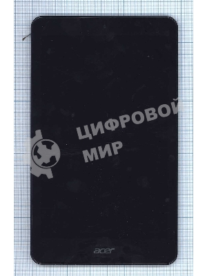 Модуль (матрица + тачскрин) для Acer Iconia One 8 B1-820 черный с черной рамкой