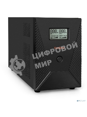 Источник бесперебойного питания ExeGate EP287660RUS SpecialPro Smart LLB-3000.LCD.AVR.EURO.RJ.USB 3000VA/1800W, LCD, AVR, 4 евророзетки, RJ45/11, USB, черный