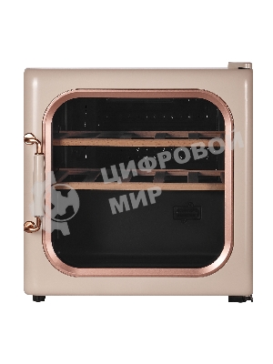 Винный шкаф Maunfeld MFWC-40SCH14 шампань, 40 л, 1 отсек, 14 бут., класс G