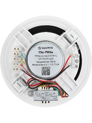 Громкоговоритель Tantos TSo-PW6a потолочный 6Вт белый