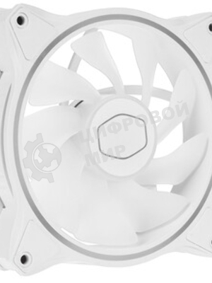 Вентилятор для корпуса Cooler Master MasterFan MF120 Halo2 ARGb 120х120x25 белый 4-pin 27дБ (MFL-B2DW-21NP2-R2) Ret