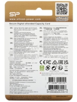 Флеш карта microSD 256Gb Silicon Power Superior Pro A2 microSDXC Class 10 UHS-I U3 Colorful 100/80 Mb/s