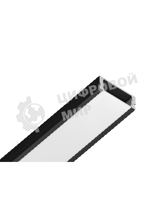 Алюминиевый профиль Ambrella light GP1700BK черный 2000*15.5*6