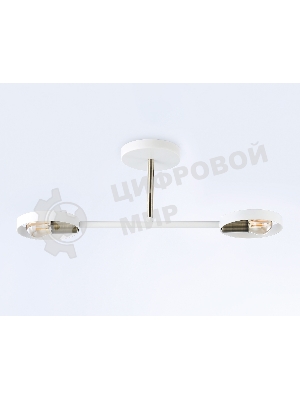 Светильник Ambrella light TR8222/2 WH/SB белый/бронза E27/2 max 40W 510*165*190