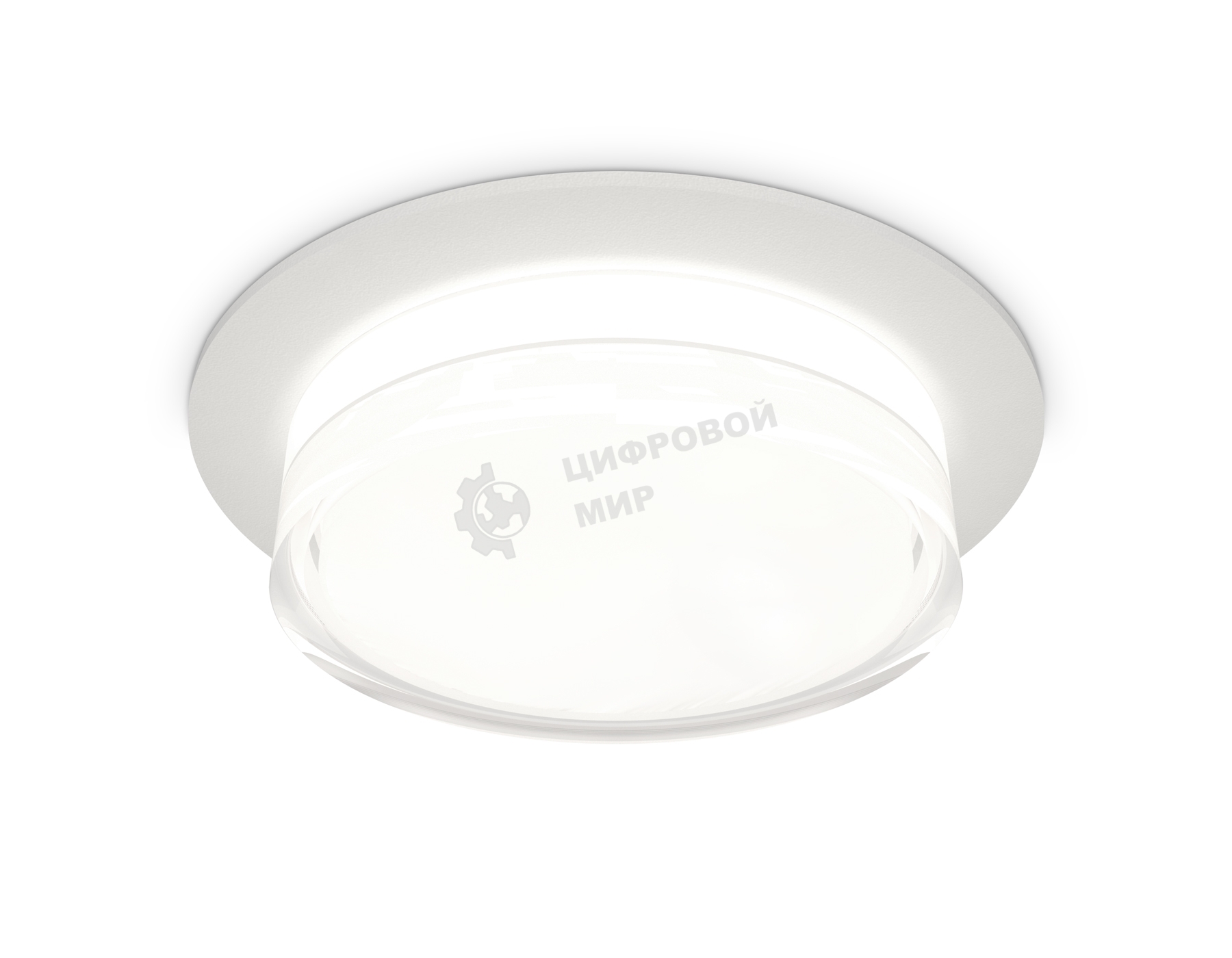 Комплект встраиваемого светильника Ambrella light XC8050024 SWH/FR/CL белый песок/белый матовый/прозрачный GX53 (C8050, N8399)
