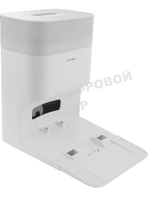 Робот-пылесос DreameBot L10S Plus белый, 5200 мА·ч Li-Ion, уборка влажная/комбинированная/сухая, пылесборник контейнер 0.35 л