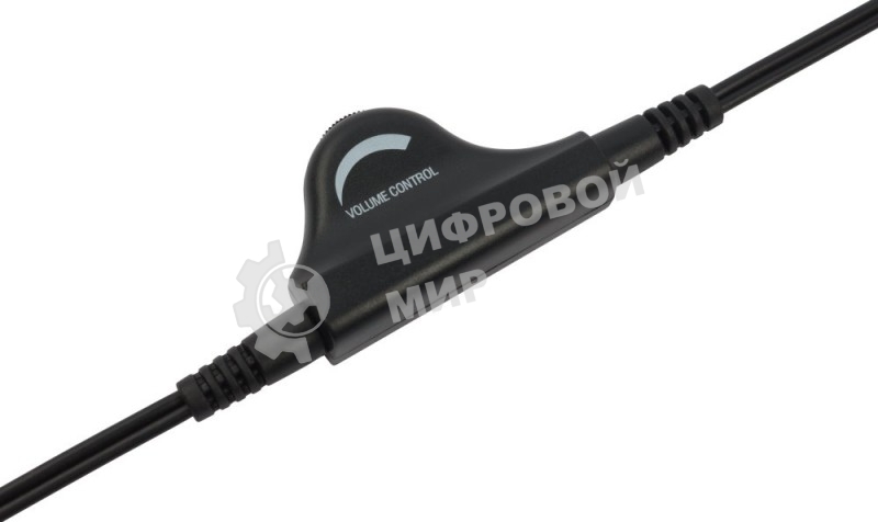 Гарнитура проводная Oklick HS-M143VB черный 1.8м накладные оголовье