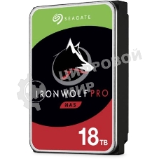 Жесткий диск Seagate Original SATA-III 18Tb ST18000NE000 NAS Ironwolf Pro (7200rpm) 256Mb 3.5'
