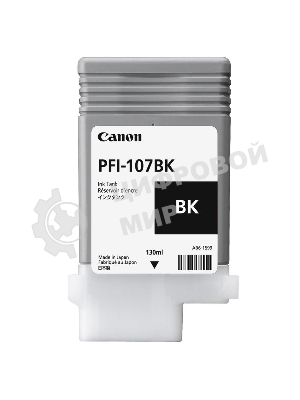 Картридж струйный Canon PFI-107BK (6705B001) черный (130 мл) для Canon iP F680/685/780/785