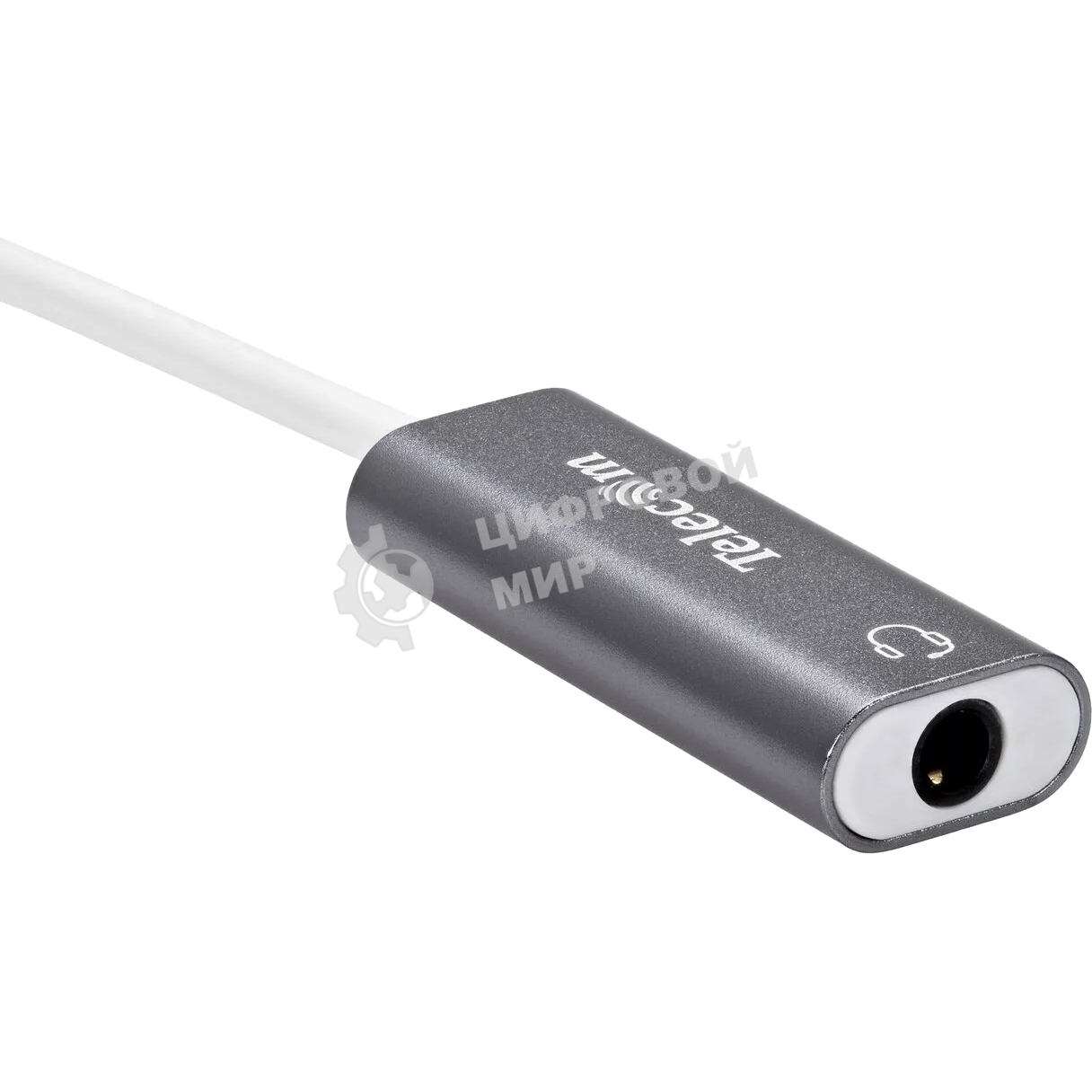 Переходник аудио USB2.0(M)-->3.5мм F (гнездо) Telecom 0.1м