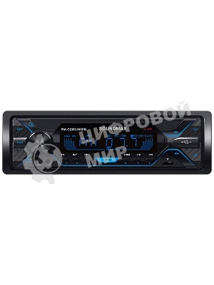 Автомагнитола Soundmax SM-CCR3185FB, 1 DIN, Bluetooth, USB Type-A, AUX