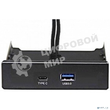 Планка USB на переднюю панель ExeGate U3H-617, 3,5