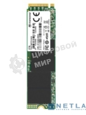 Накопитель SSD Transcend MTE220S SSD 256GB, 3D TLC, M.2 (2280), PCIe Gen 3.0 x4, NVMe, R3300/W1100, TBW 550
