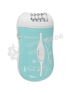 Эпилятор Sakura SA-5540SBL 2нас+бритва 2скор аккум