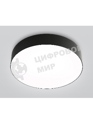 Потолочный светодиодный светильник Ambrella light FZ1360 BK черный IP20 40W 3000-6500K 390*80 (ПДУ ИК)