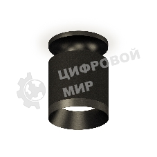 Светильник Ambrella Light XS7402062 SBK/PBK черный песок/черный полированный MR16 GU5.3 (N7926, C7402, N7031)