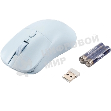 Мышь Acer OMR501 голубой оптическая 1600dpi silent беспров. USB 4but (ZL.MCE11.019)