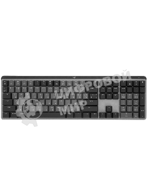 Клавиатура Logitech MX Mechanical механическая черный USB беспроводная BT/Radio slim LED (920-010766)