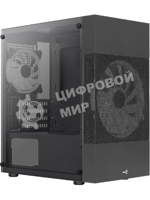 Компьютерный корпус Aerocool/Formula Atomic Lite-G-BK-v2 черный без БП mATX 1x120мм 2xUSB2.0 1xUSB3.0 audio