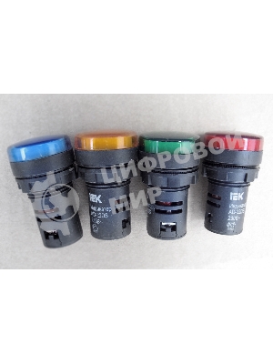 Арматура светосигнальная AD-22DS 24В AC/DC жел. IEK BLS10-ADDS-024-K05