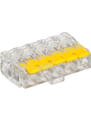 Клемма IEK СМК UKZ60-415-050 5x 0.2-0.4мм2 дл.19.2мм ш.30.4мм желтый (упак.:50шт)