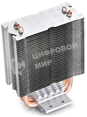 Кулер для процессора DEEPCOOL ICE EDGE MINI FS V2.0 синий, 80 мм, алюминий/медь, 2200 об/мин, 24.7 дБ, 3 pin, 100 Вт, 112 мм