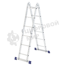 Лестница шарнирная алюминиевая Сибртех, 4х3