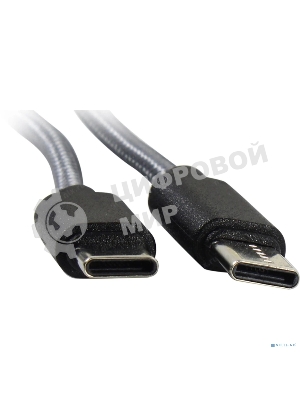 Кабель 5bites TC202-612G Type-C, CM-CM, 60W, 1.2M, серый
