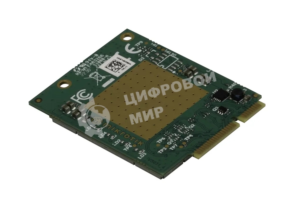 Плата концентратора MikroTik R11eL-FG621-EA miniPCi-e card, 3G/LTE, 2x u.Fl