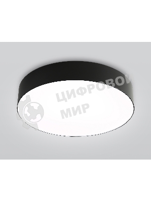 Потолочный светодиодный светильник Ambrella light FZ1360 BK черный IP20 40W 3000-6500K 390*80 (ПДУ ИК)