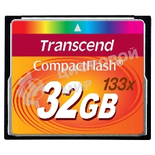 Флеш карта CF 32Gb Transcend TS32GCF133 w/o adapter