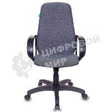 Кресло руководителя Бюрократ CH-808AXSN/Grey темно-серый 10-128 ткань, крестовина пластиковая