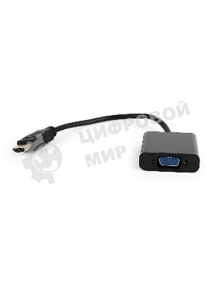 Переходник HDMI-VGA Cablexpert A-HDMI-VGA-04, 19M/15F, провод 15см