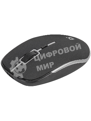 Мышь беспроводная Defender Hit MB-775 черный, 1600 dpi, радиоканал, USB, кнопки - 4