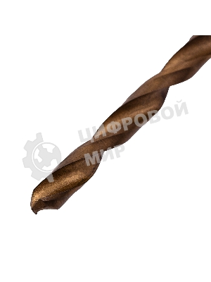 Сверло по металлу Matrix, 4 мм, HSS, нитридтитановое покрытие, цилиндрический хвостовик