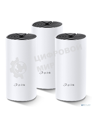 Бесшовный Mesh роутер TP-Link Deco M4 (DECO M4(3-PACK)) AC1200 10/100/1000BASE-TX (упак.:3шт)
