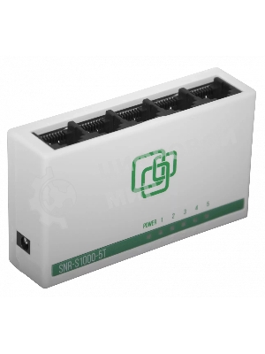 Коммутатор SNR SNR-S1000-5T, 10/100BaseT, количество портов 5 шт, (L2)