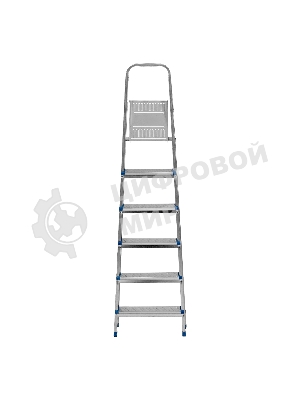 Стремянка Сибртех 6 ступеней, стальная, оцинкованная