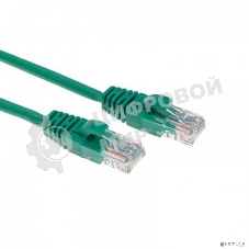 Патч-корд U/UTP Rexant cat.5e, RJ45-RJ45, 26AWG, ZH нг(А)-HF, зеленый, 1,5 м