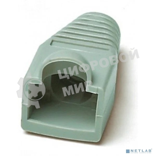 Изолирующий колпачок Hyperline BOOT-YL-10 для Разъемов RJ-45, желтый (10 шт.)