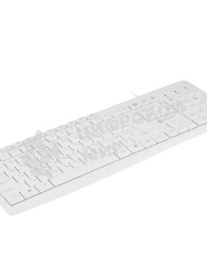 Комплект клавиатура+мышь Oklick S650 проводной, USB, 2000 DPI, белый