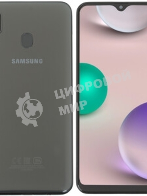 Дисплей для Samsung Galaxy A20 SM-A205F в сборе с тачскрином (OLED) черный